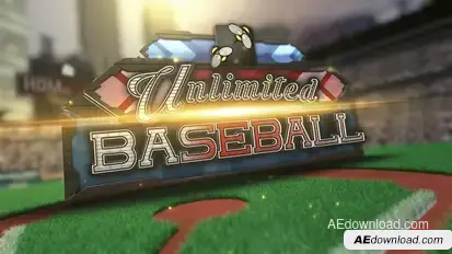 Unlimited Baseball Video Displays template preview
