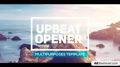 Upbeat Opener Video Displays template preview