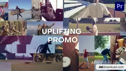 Uplifting Promo Premiere Pro template preview