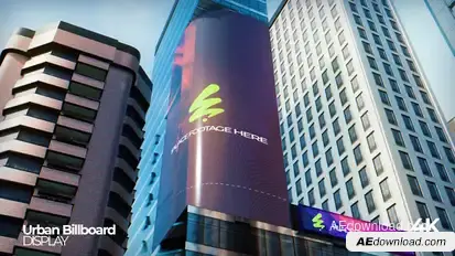 Urban Billboard Premiere Premiere Pro template preview
