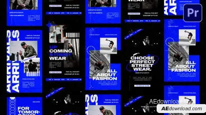 Urban Instagram Stories For Premiere Pro Premiere Pro template preview