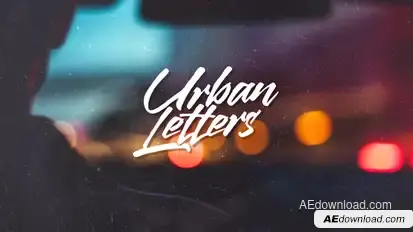 Urban Letters Video Displays template preview