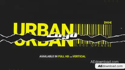 Urban Logo Opener (MoGRT) Premiere Pro template preview