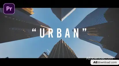 Urban Opener - Urban Intro Premiere Pro template preview