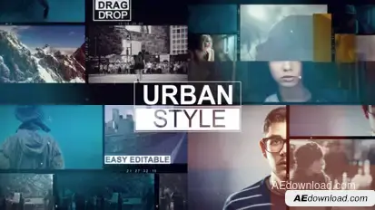 Urban Style Video Displays template preview