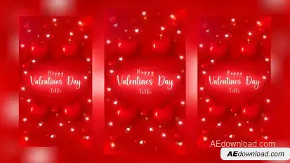 Valentine's Day I Valentine Instagram Stories Premiere Pro template preview