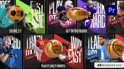 Versus Sport Opener Premiere Pro template preview