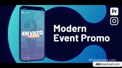 Vertical Church Event Promo Premiere Pro template preview