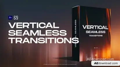 Vertical Seamless Transitions - TikTok, Reels, Shorts, Stories for Premiere Pro Premiere Pro template preview