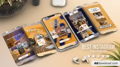 Vertical Sliders Carousel Product Promo template preview