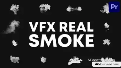 VFX Real Smoke for Premiere Pro Premiere Pro template preview