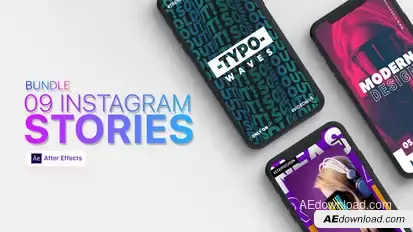 09 Instagram Stories Bundle broadcast-packages template preview