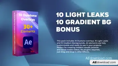 10 Duotone Overlays Elements template preview