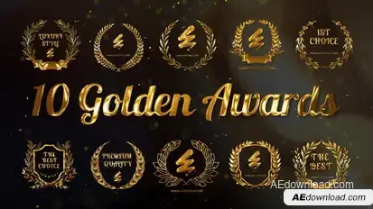 10 Golden Awards Openers template preview