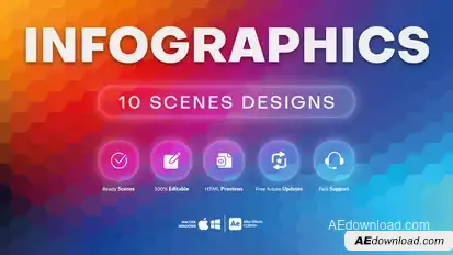 10 Infographics Infographics template preview