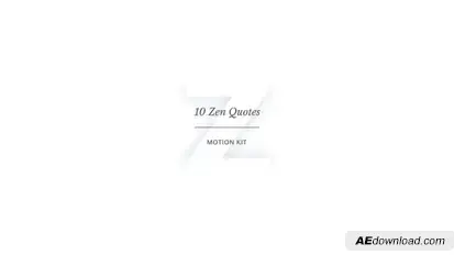 10 Zen Quotes Titles template preview