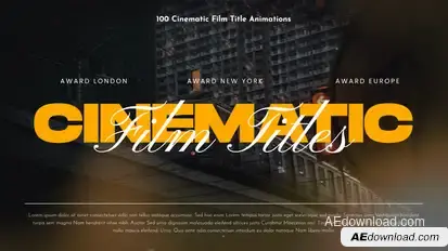 100 Cinematic Titles Titles template preview