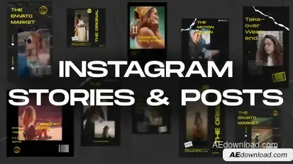 10in1 Instagram Stories & Posts Openers template preview