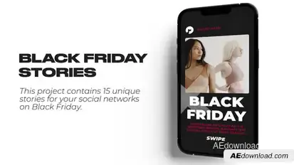 15 Black Friday Stories | AE broadcast-packages template preview