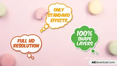 15 Speech Bubbles Elements template preview