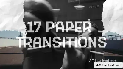 17 Paper Transitions Elements template preview