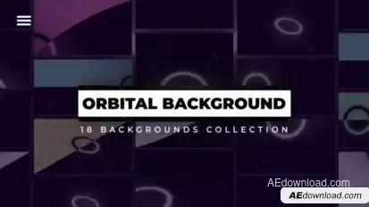 18 Orbital Backgrounds Elements template preview