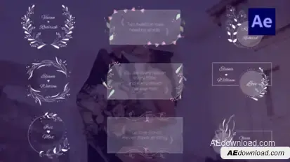 18 Wedding Titles Titles template preview