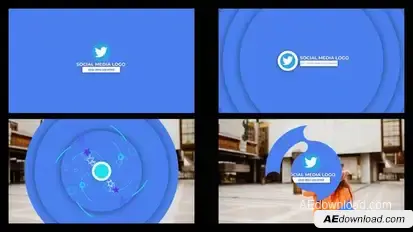 2 in 1 Logo Opener And Transition Logo Stings template preview