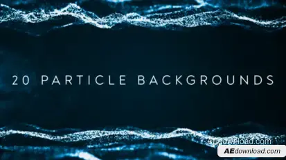 20 Particles Backgrounds Elements template preview