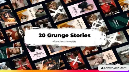20 Urban Grunge Instagram Stories Reels Product Promo template preview