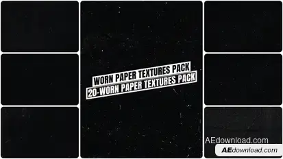 20 Worn Paper Textures Pack Elements template preview