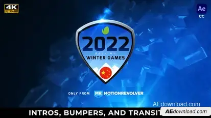 2026 Milano Cortina Winter Games - Intros, Bumpers, & Transitions broadcast-packages template preview