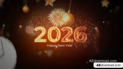2026 Happy New Year Openers template preview