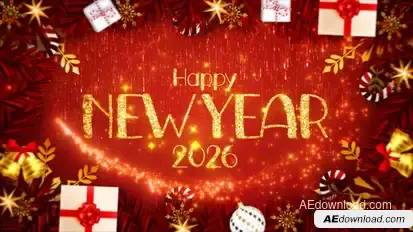 2026 New Year's Eve Elegant Countdown Elements template preview