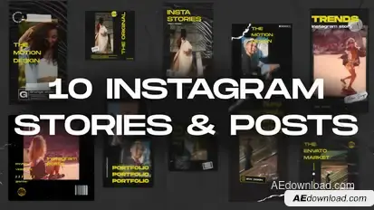 20in1 Instagram Stories & Posts Openers template preview