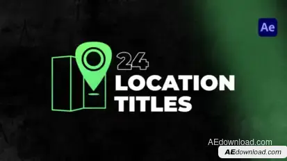 24 Location Titles Titles template preview