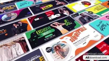 25 Facebook Cover Animated B138 Product Promo template preview