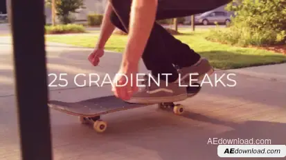 25 Gradient Leaks Ovelays Elements template preview