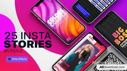 25 Instagram Stories Bundle broadcast-packages template preview
