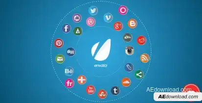 25 Social Networks Pack Openers template preview