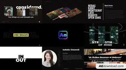 25Titles | After Effects Titles template preview