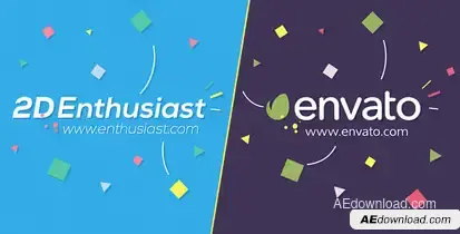 2D Enthusiast Logo Logo Stings template preview
