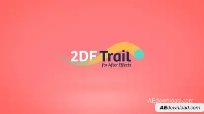 2DF Trail - Bicolor trail generator for After Effects Elements template preview