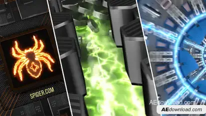 3 Hi-Tech Electric Logo Openers Logo Stings template preview