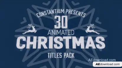30 Christmas Titles Pack Titles template preview