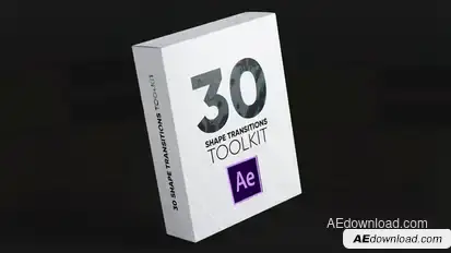 30 Shape Transitions Elements template preview