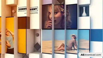 Photo Gallery Video Displays template preview