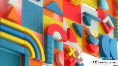 3D Abstract Logo Openers template preview