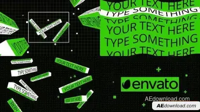 3d Box Logo Logo Stings template preview