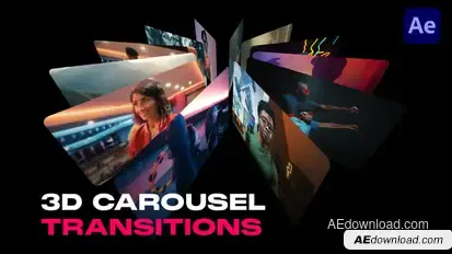 3D Carousel Transitions Elements template preview